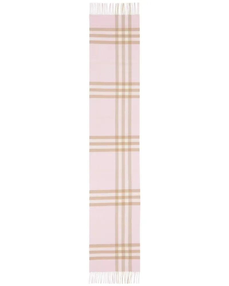 Burberry Karierter Schal - Rosa Rosa
