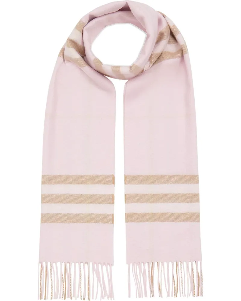 Burberry Karierter Schal - Rosa Rosa
