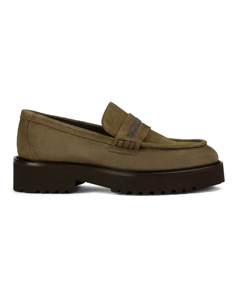 Doucal´s Loafer mit Kettendetail - Braun Braun