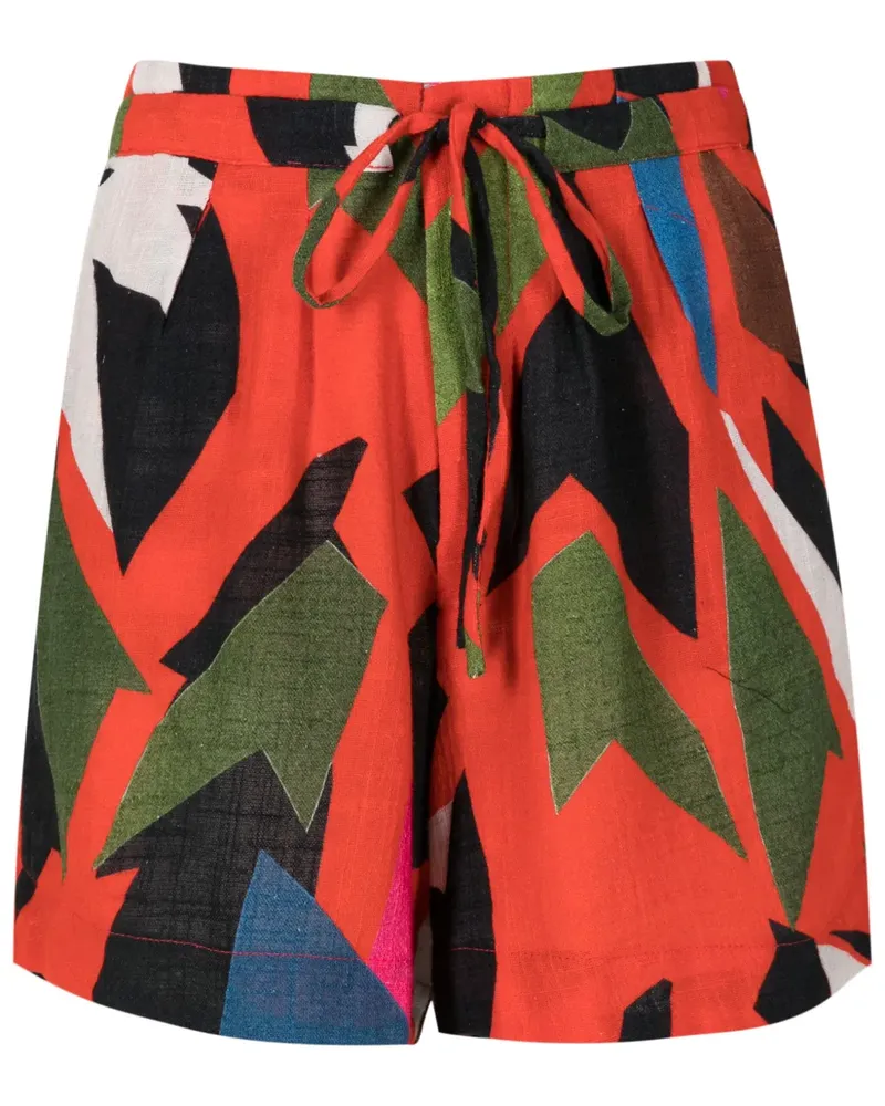 Osklen Abacaxi Shorts mit grafischem Print - Mehrfarbig Mehrfarbig