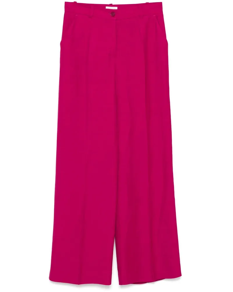 P.A.R.O.S.H. P.A.R.O H. Hose mit weitem Bein - Rosa Rosa