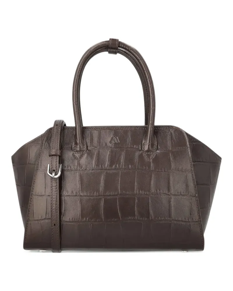 KAAI Mini Voyager Tote Bag aus Leder - Braun Braun