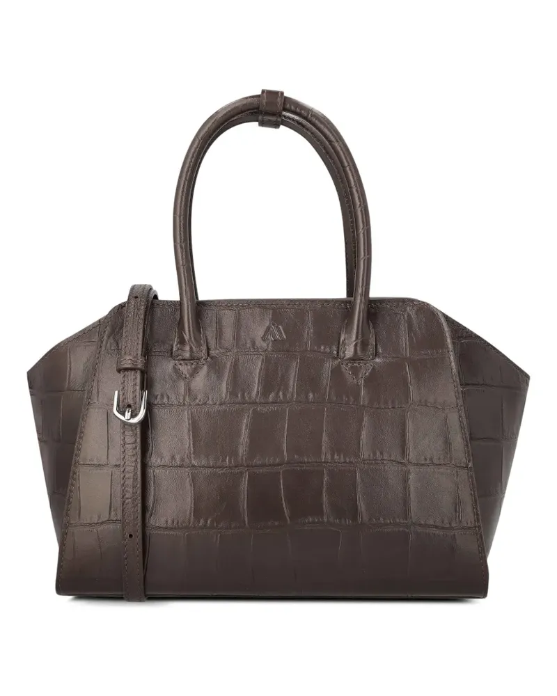 KAAI Mini Voyager Tote Bag aus Leder - Braun Braun
