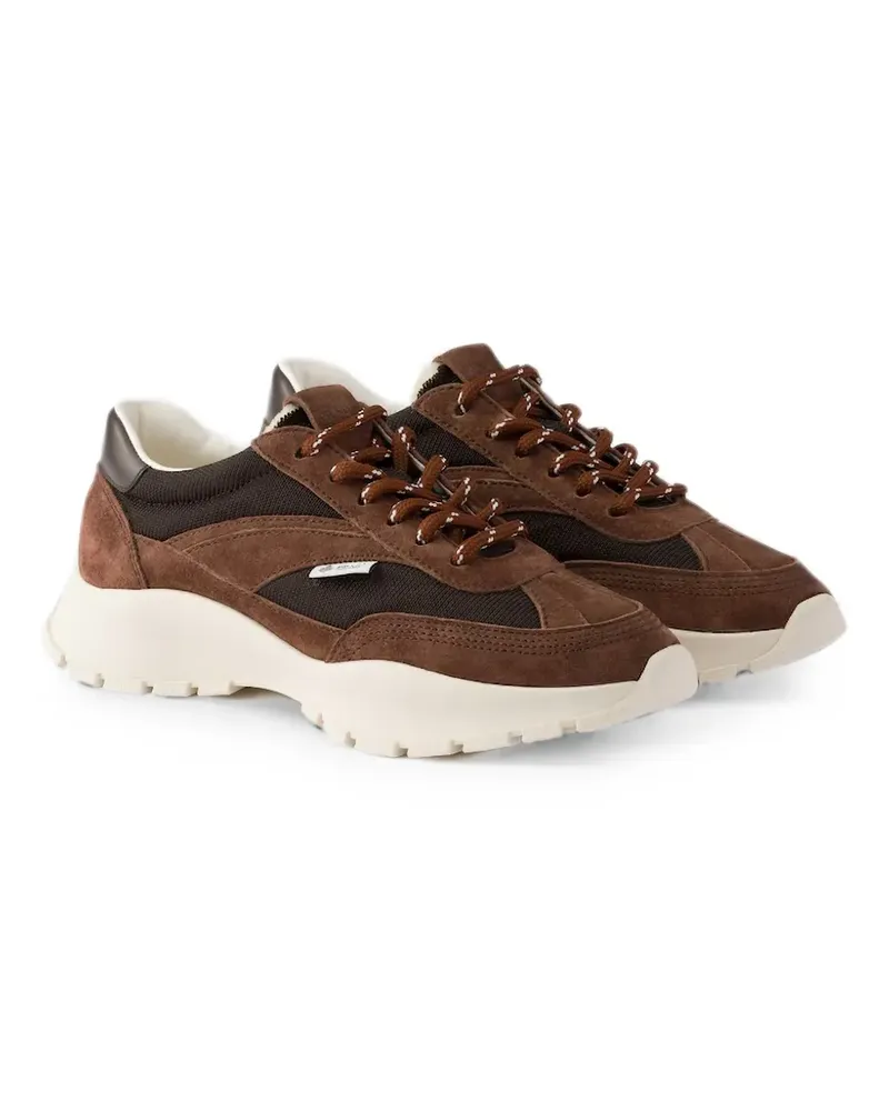 Prada panelled sneakers - Braun Braun