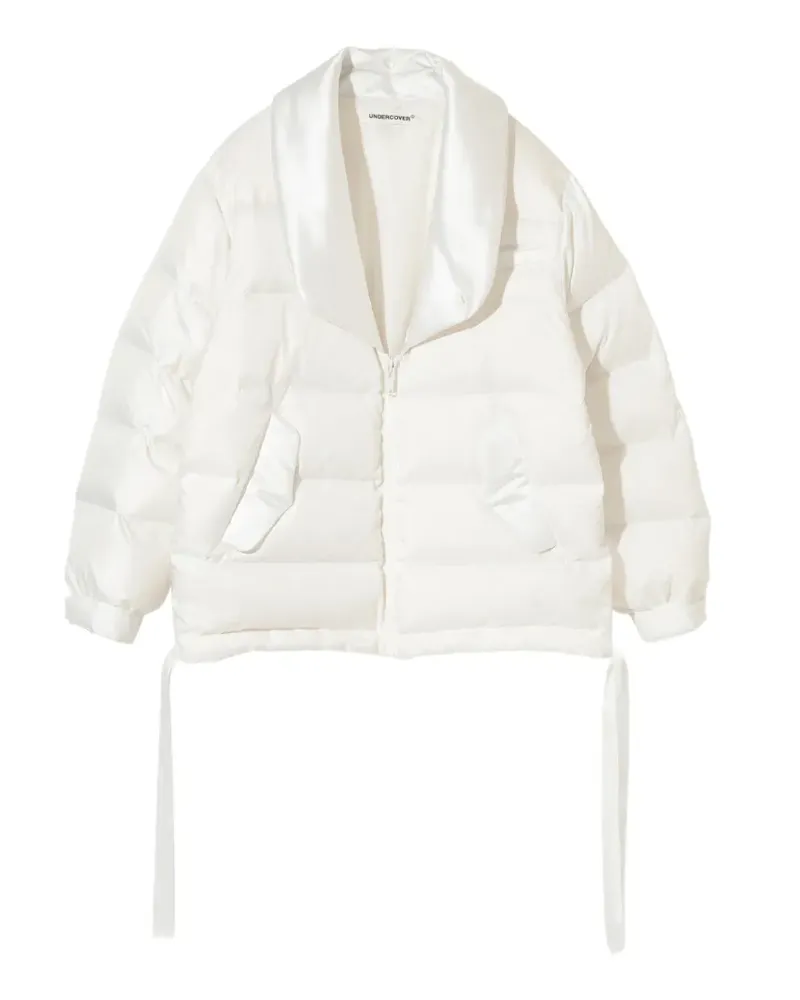 Undercover Gesteppte Jacke mit Schalkragen - Weiß Weiß