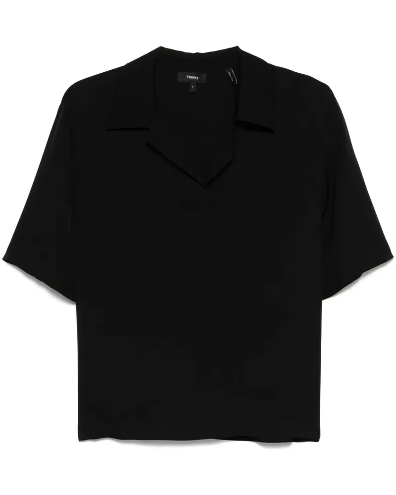 Theory Bluse aus Seide - Schwarz Schwarz