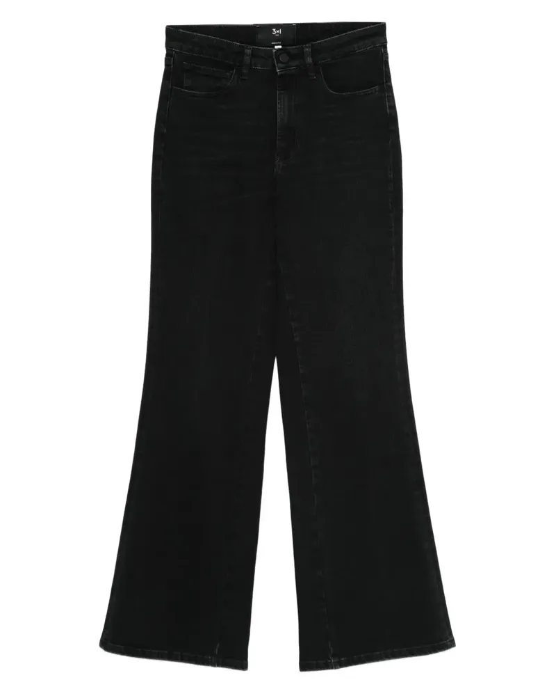 3x1 Schlagjeans im Five-Pocket-Design - Schwarz Schwarz