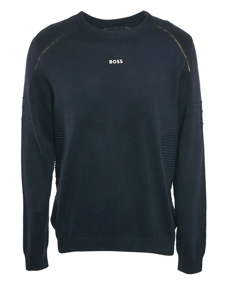 HUGO BOSS Pullover mit Logo - Blau Blau