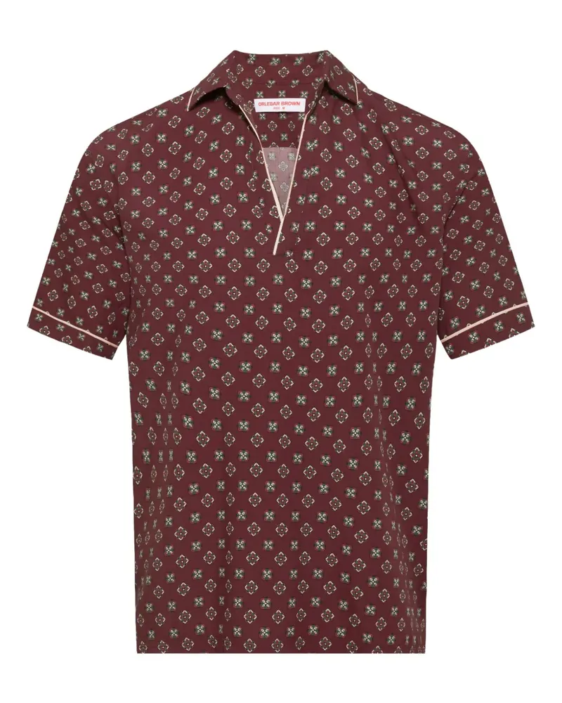Orlebar Brown Ridley printed short-sleeve top - Rot Rot