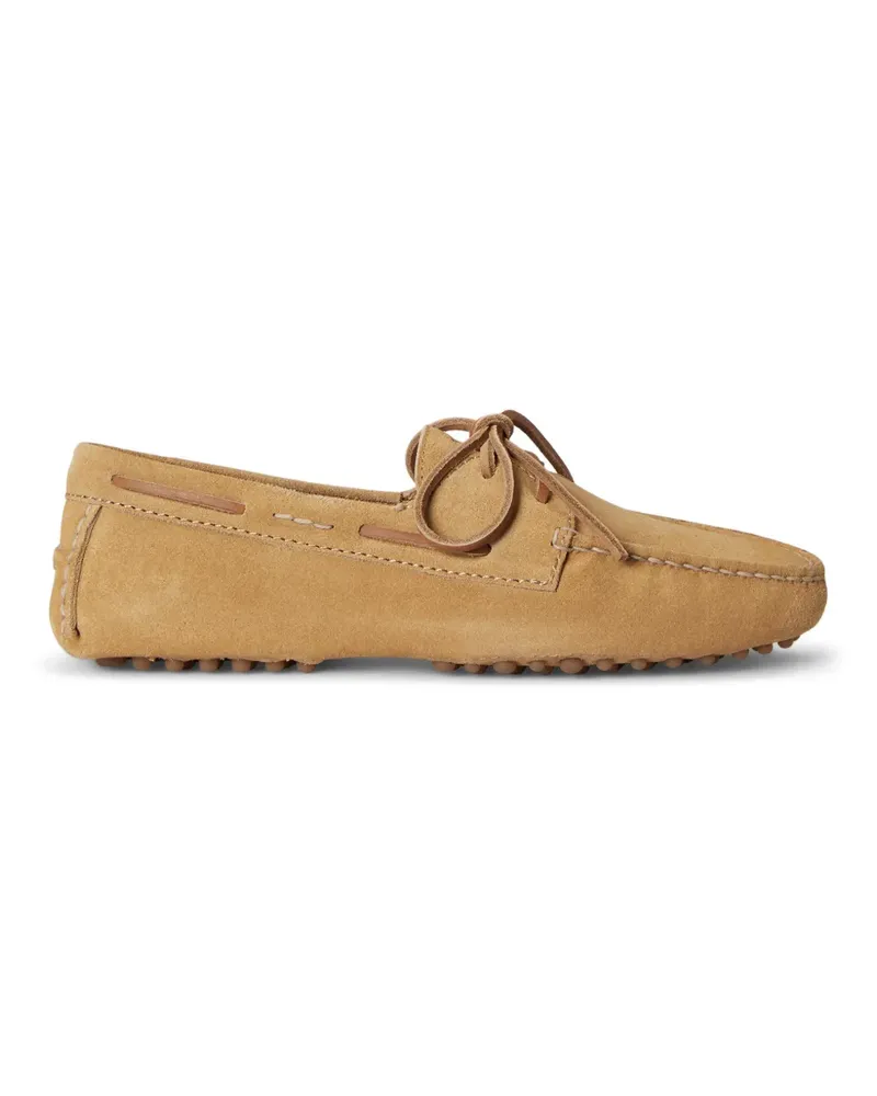 Ralph Lauren Camp Driver suede shoes - Nude Nude