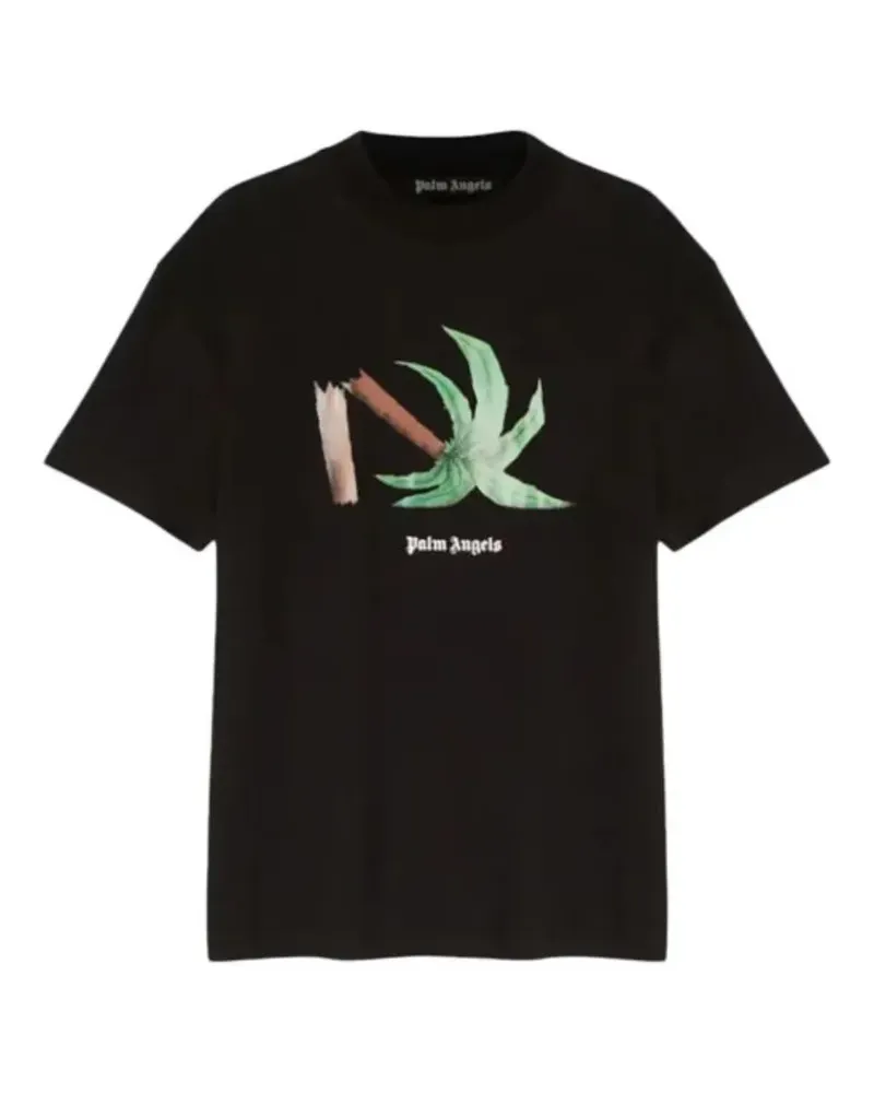 Palm Angels Broken Palm T-Shirt - Schwarz Schwarz
