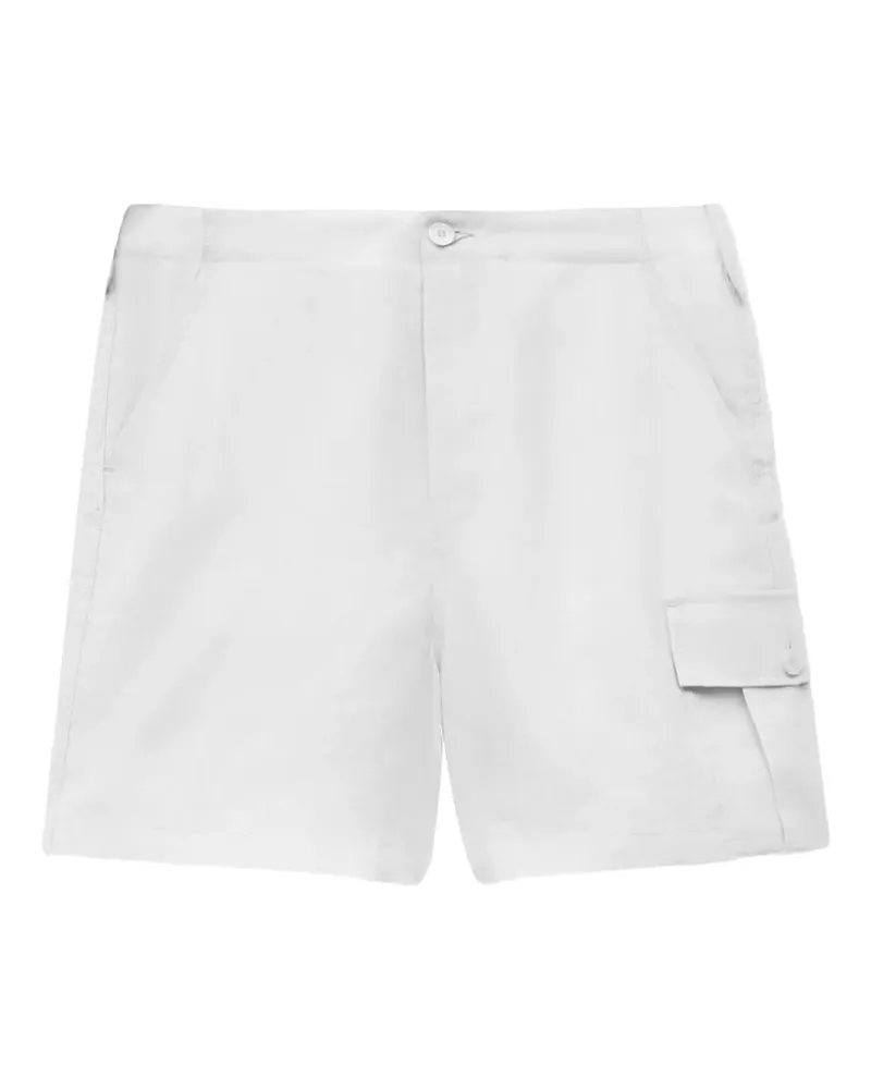 Kenzo Cargo-Shorts mit Logo-Stickerei - Grau Grau