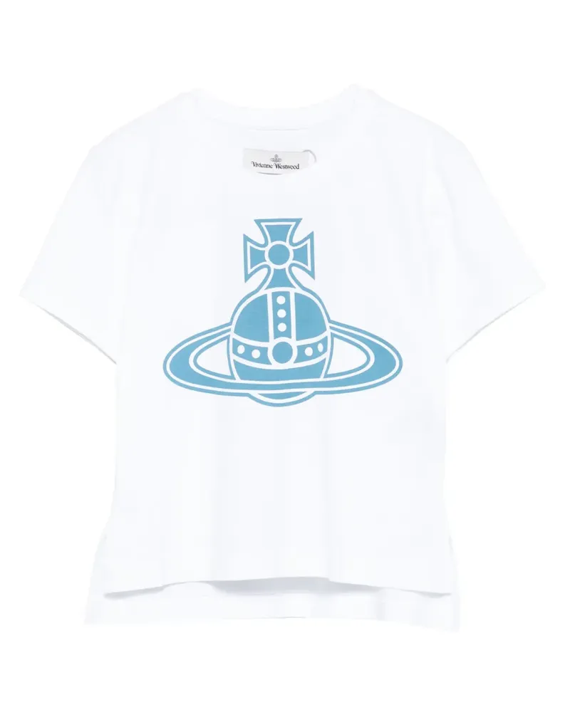 Vivienne Westwood Viv Paris Orb T-Shirt - Weiß Weiß