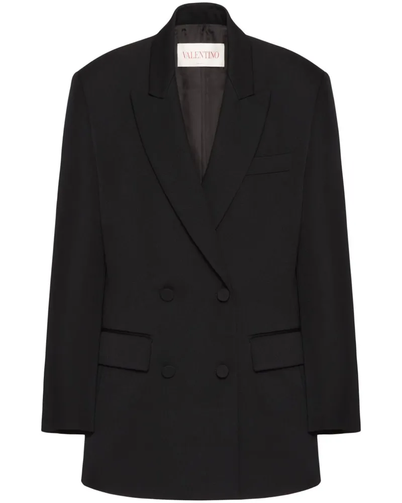 Valentino Garavani Grisaille Blazer - Schwarz Schwarz