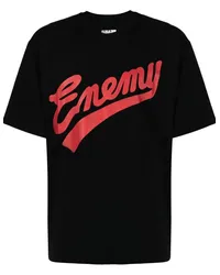 Neighborhood x Public Enemy T-Shirt mit Logo-Print Schwarz