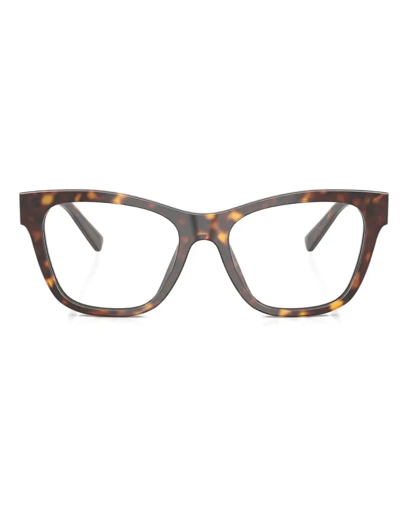 Dolce & Gabbana havana logo glasses - Braun Braun