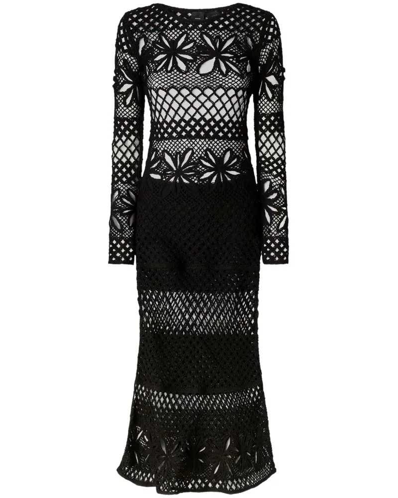 Pinko Trikot-Maxikleid - Schwarz Schwarz