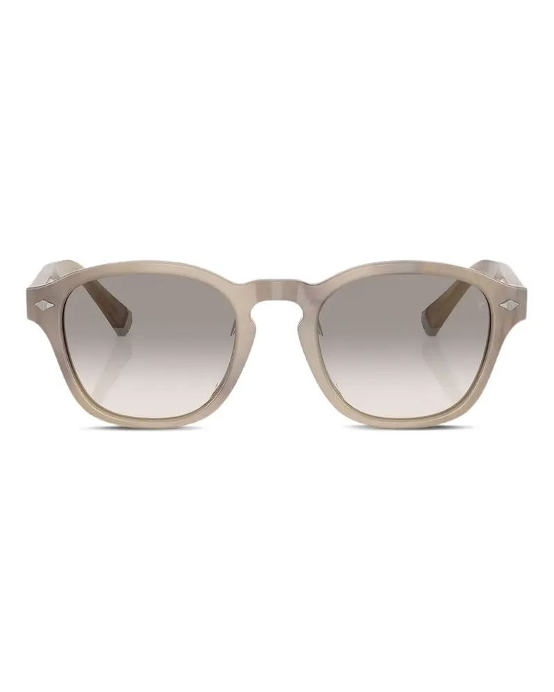 Brunello Cucinelli Sonnenbrille mit rundem Gestell - Nude Nude