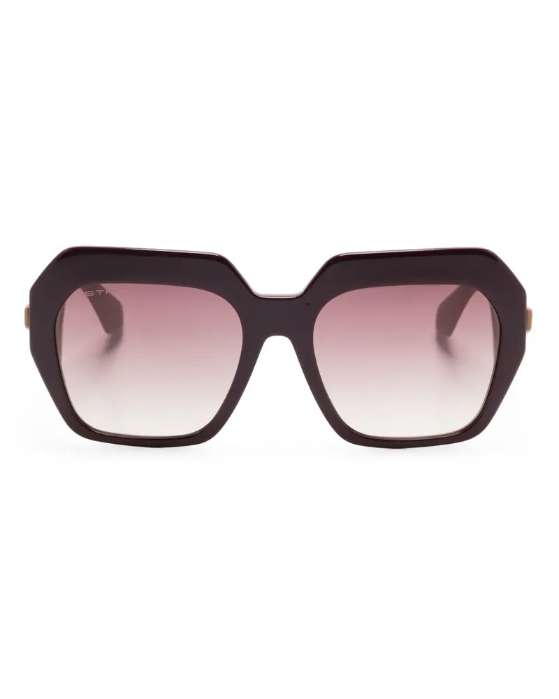 Etro Sonnenbrille mit Oversized-Gestell - Nude Nude
