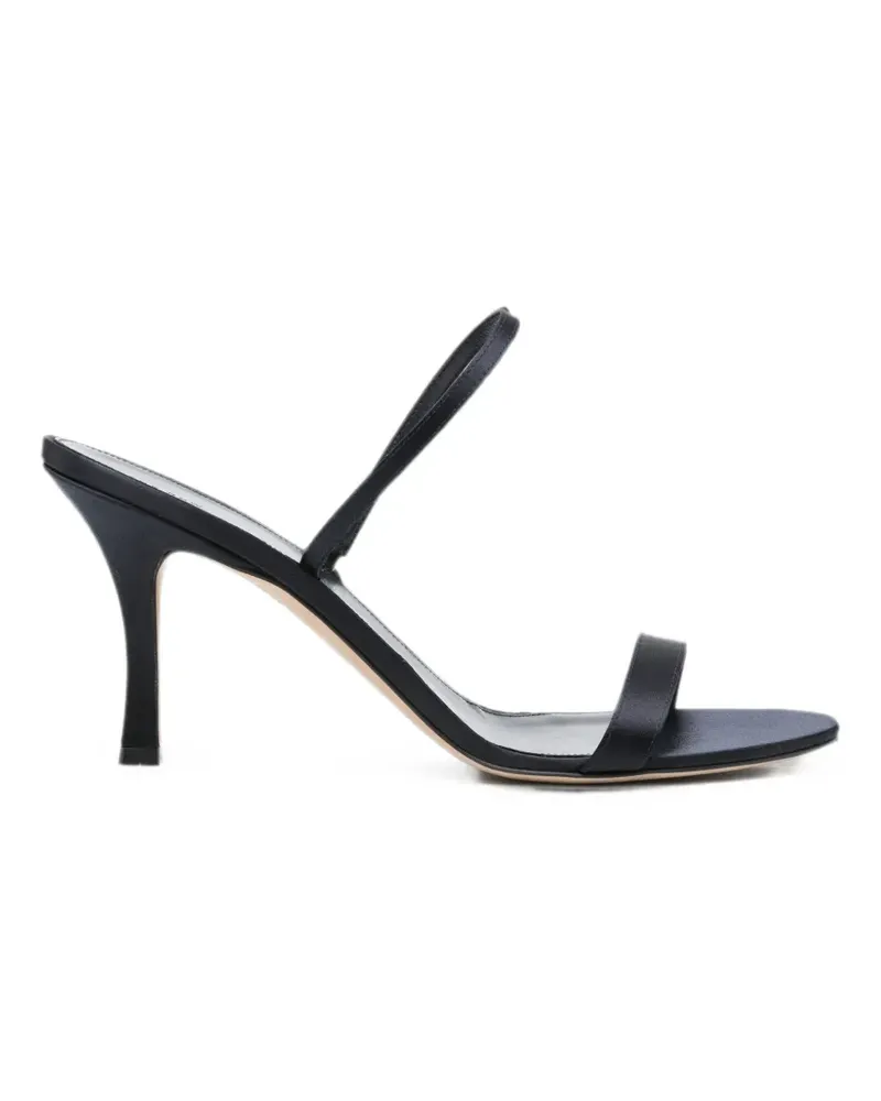 The Row Ella satin slingback sandals - Blau Blau