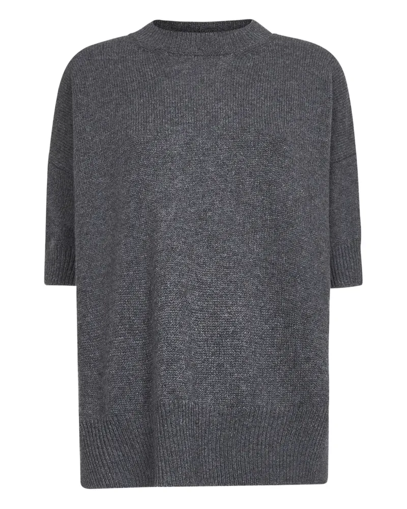 Jil Sander T-Shirt aus Kaschmir - Grau Grau