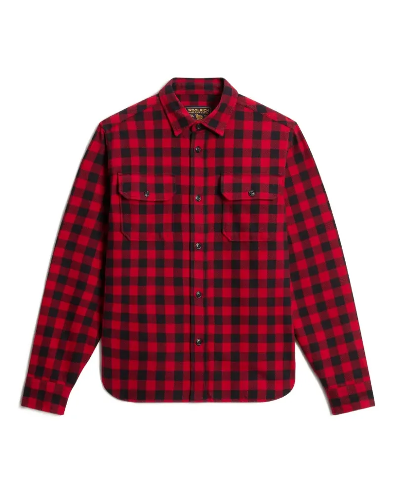 Woolrich Hemd mit Karomuster - Rot Rot