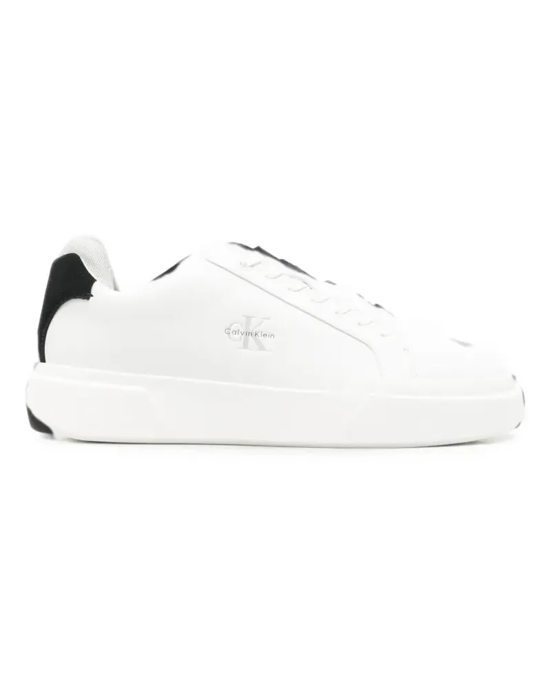 Calvin Klein Chunky Cupsole logo-print panelled sneakers - Weiß Weiß