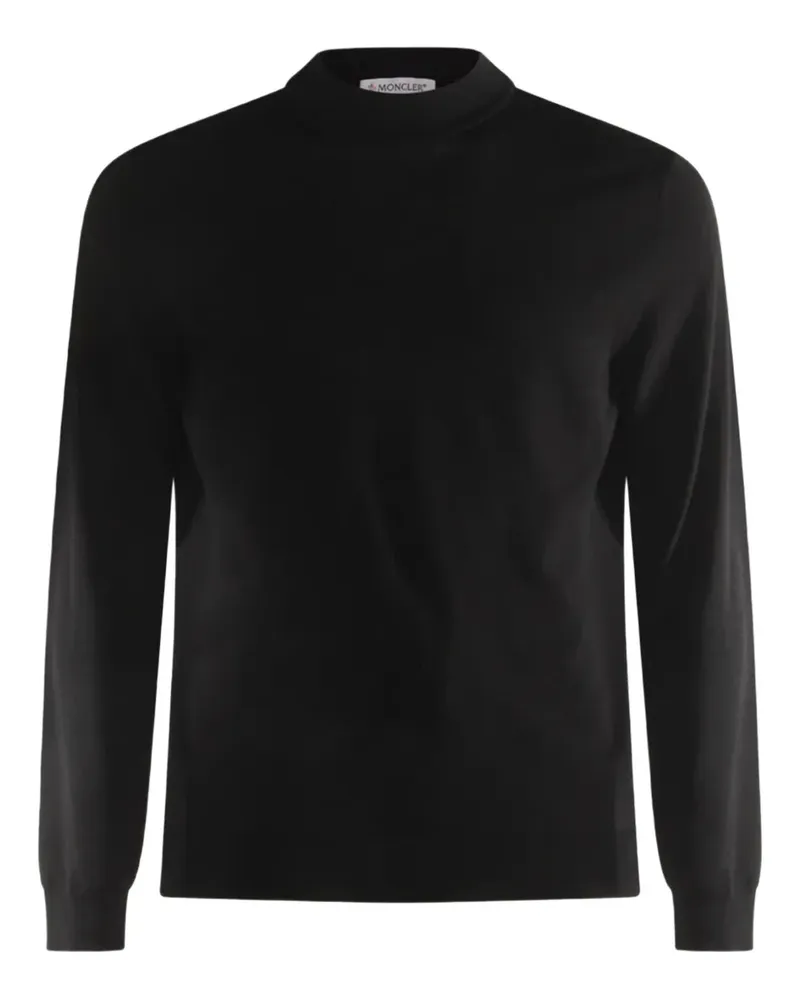 Zanone mock-neck long-sleeve sweater - Schwarz Schwarz