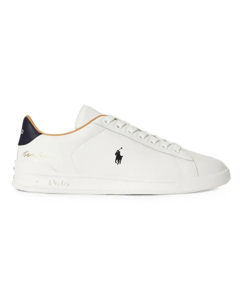 Ralph Lauren Sneakers mit Logo-Stickerei - Weiß Weiß