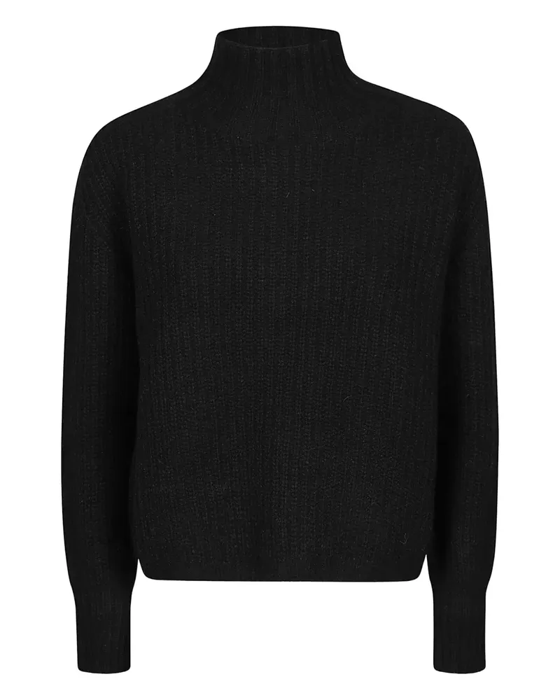 ARAGONA ribbed high-neck sweater - Schwarz Schwarz