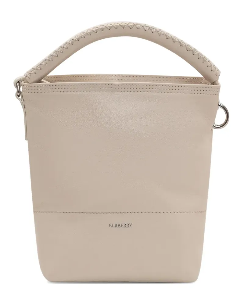 Burberry stitched-detail bucket bag - Nude Nude