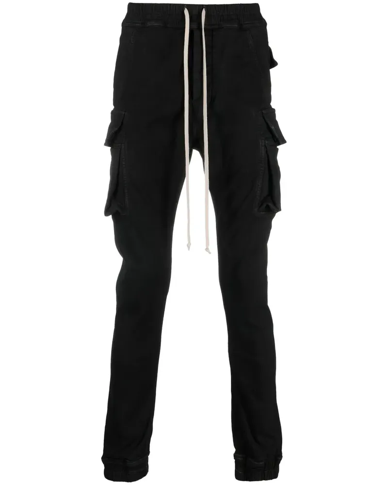DRKSHDW by Rick Owens Skinny-Hose mit Kordelzug - Schwarz Schwarz