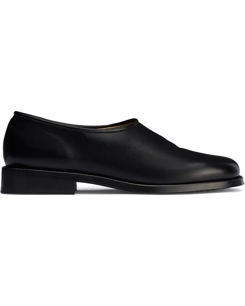Christophe Lemaire Anatomic Derby-Schuhe - Schwarz Schwarz