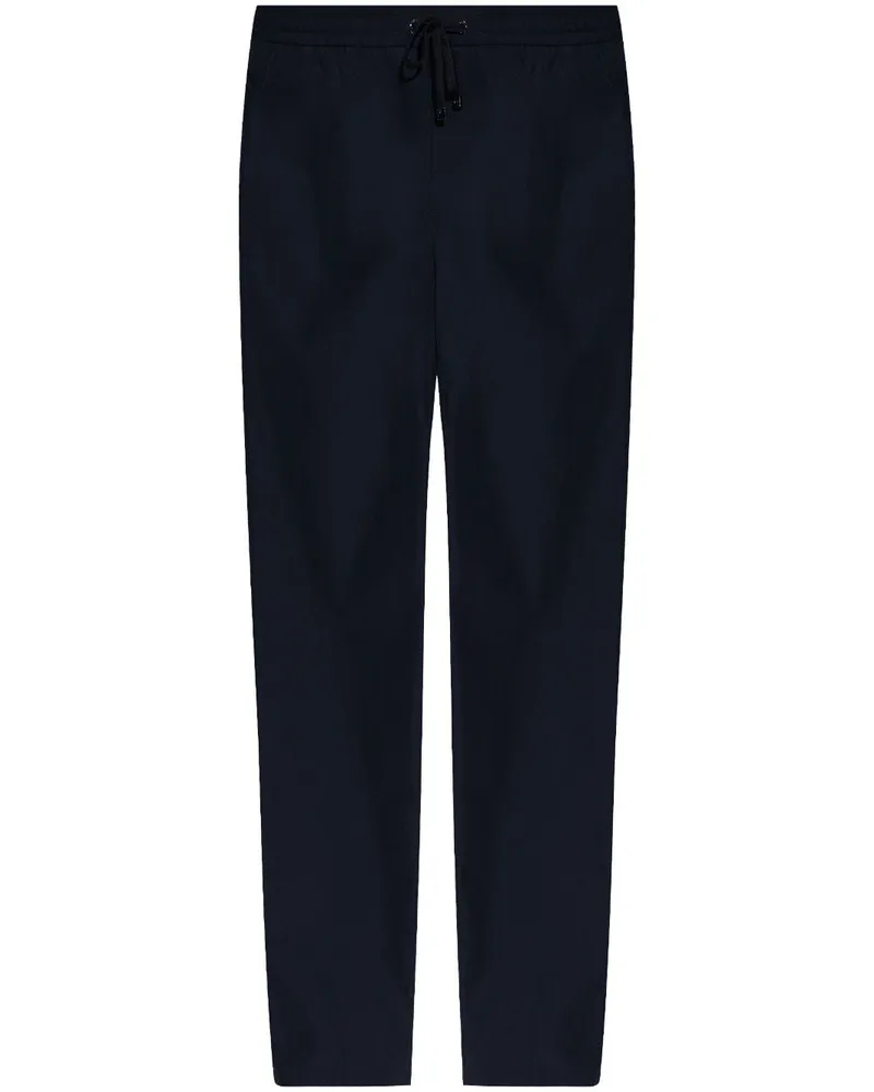 Moncler Hose mit Logo-Patch - Blau Blau