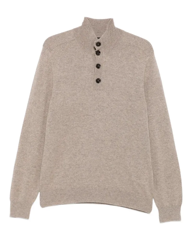 Brioni Pullover mit Stehkragen - Nude Nude