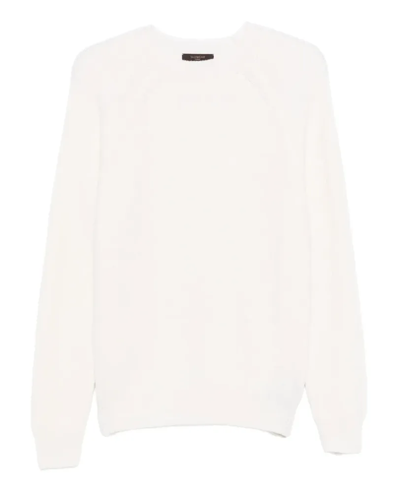 Zanone Pullover mit Raglanärmeln - Weiß Weiß