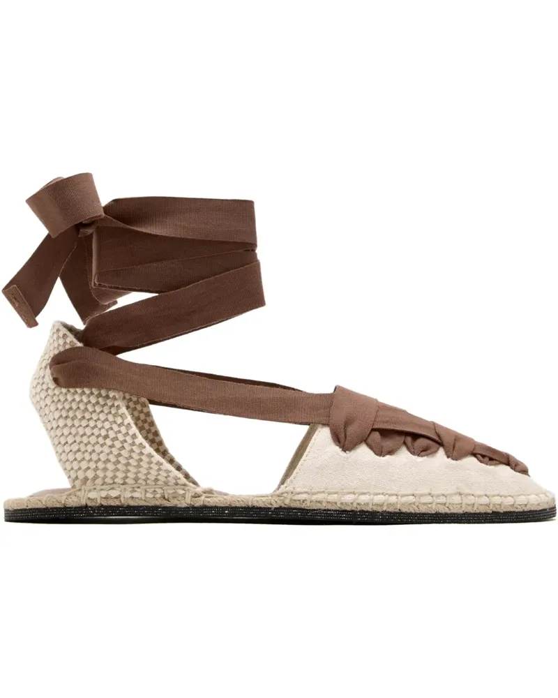 Loeffler Randall Wilson Espadrilles mit Schleifenspitze - Nude Nude