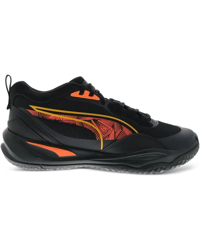 Puma Playmaker Pro Laser "Black/Ultra Orange" Sneakers - Schwarz Schwarz