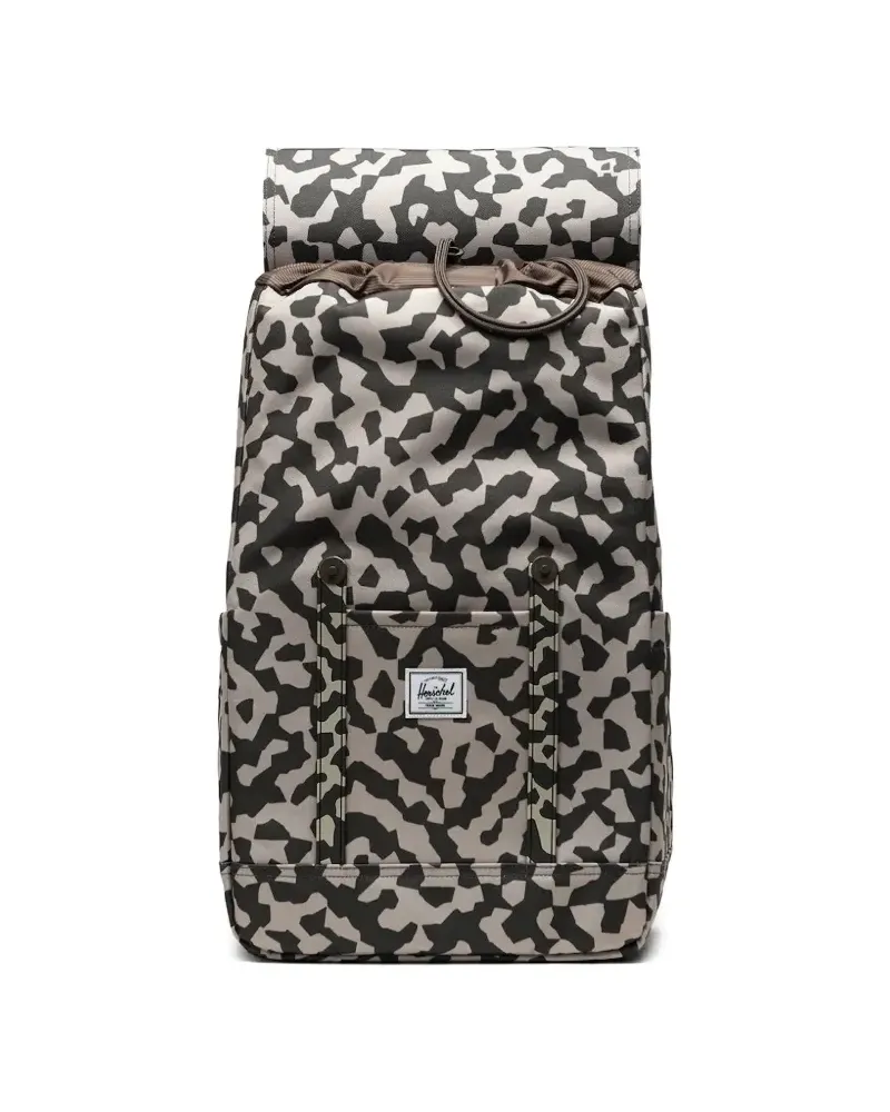 Herschel Supply Co. Camouflage-Rucksack mit Rollverschluss - Schwarz Schwarz