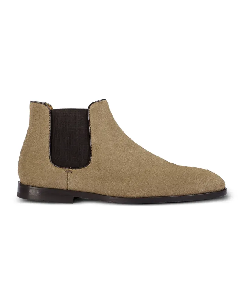 Doucal´s suede ankle boots - Nude Nude