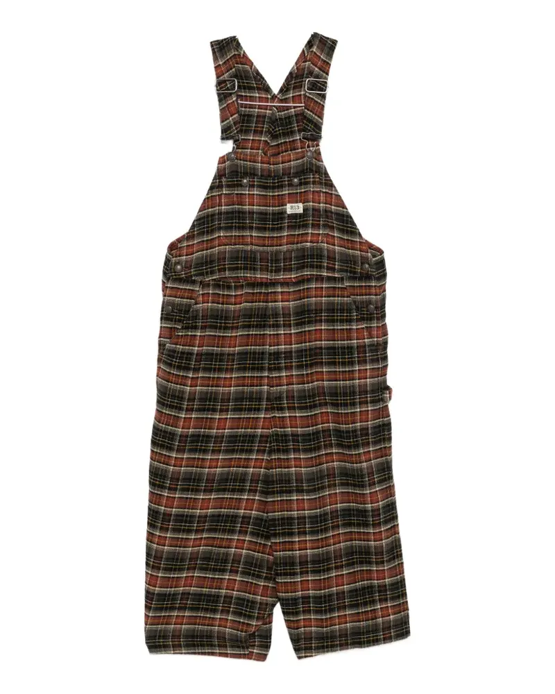 R13 plaid-print jumpsuit - Braun Braun