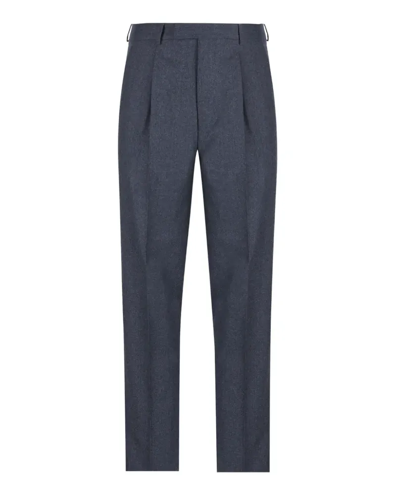 Ermenegildo Zegna Klassische Bundfaltenhose - Blau Blau