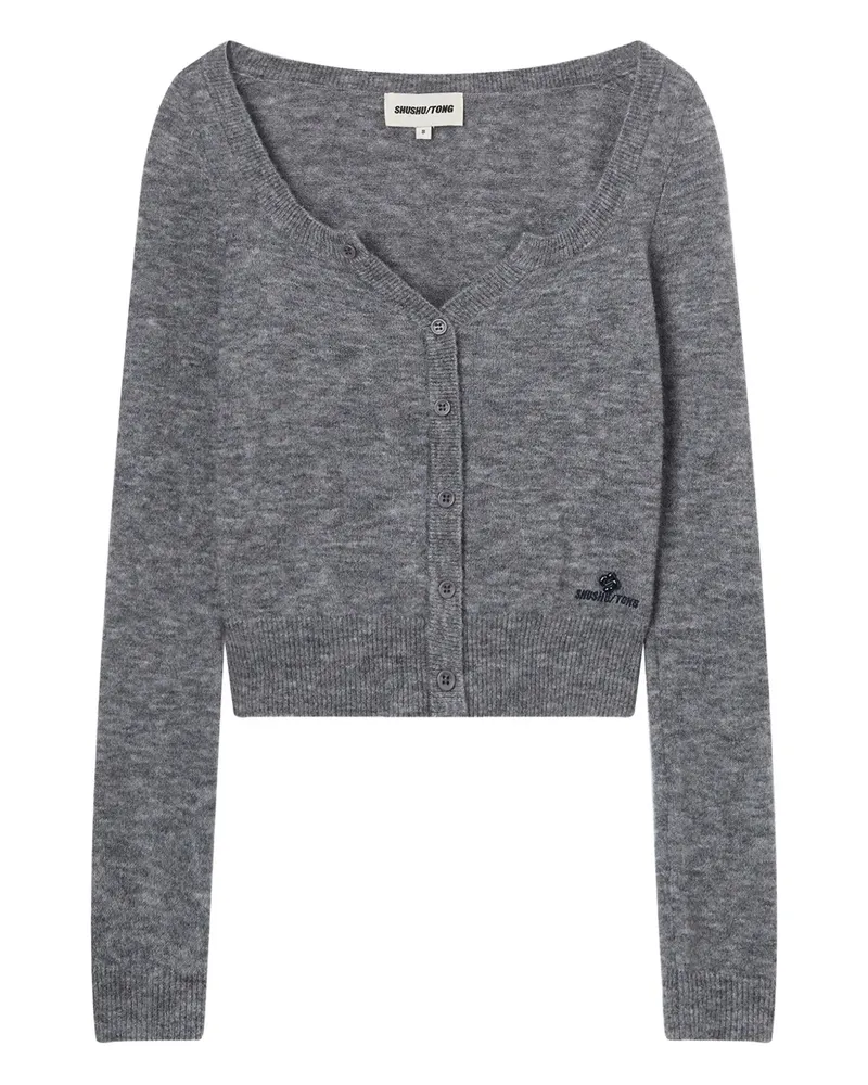 SHUSHU/TONG Cardigan mit langen Ärmeln - Grau Grau