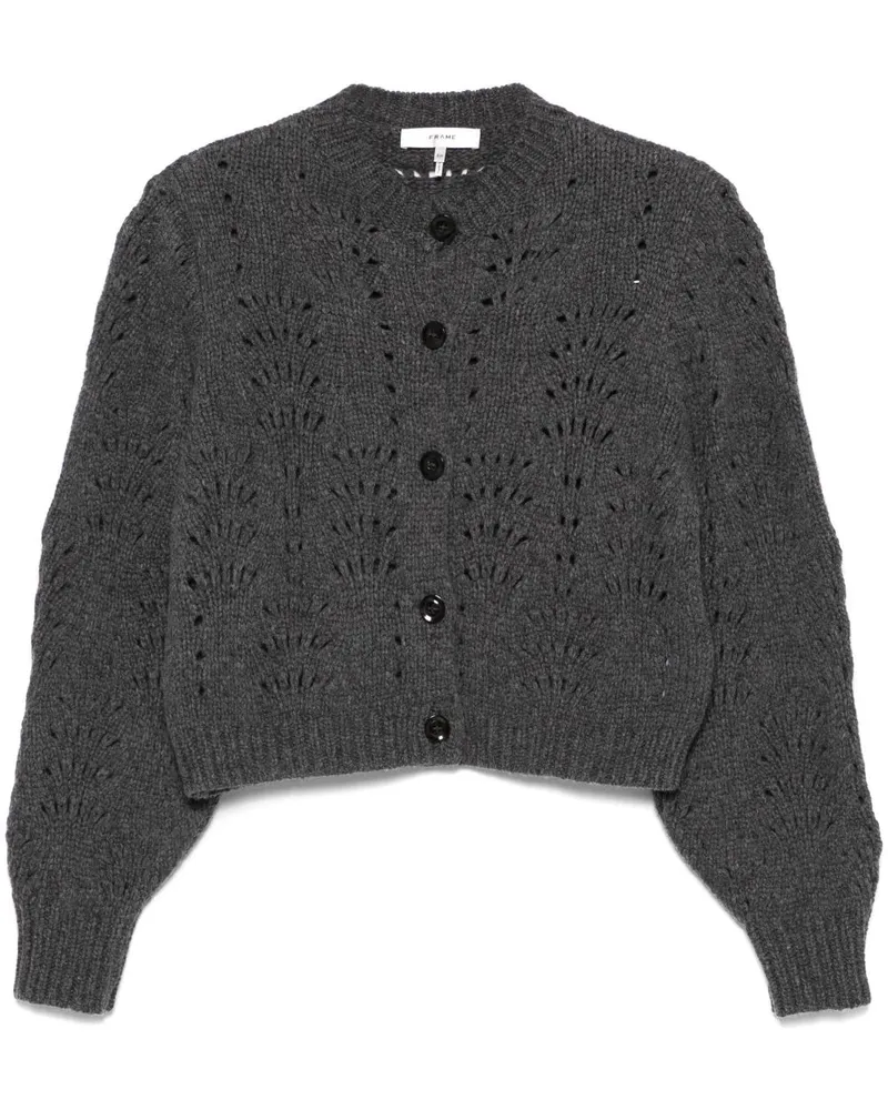 Frame Denim Strukturierter Cardigan - Grau Grau
