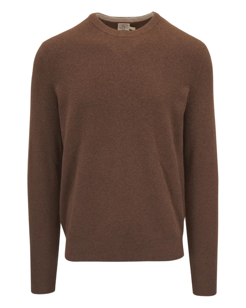 Faherty Strukturierter Pullover - Braun Braun