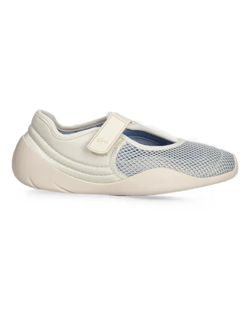 Lacoste Low Mystere mesh touch-strap sneakers - Nude Nude