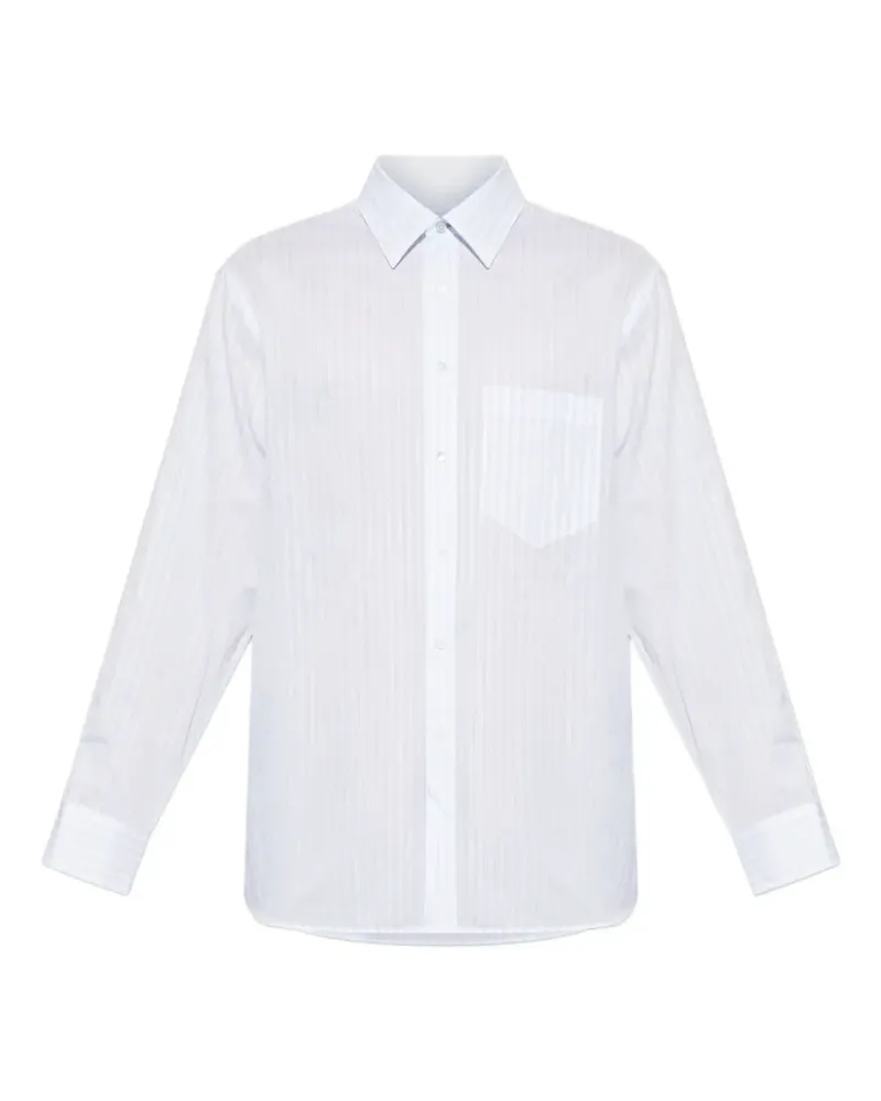 Paul Smith striped cotton shirt - Weiß Weiß