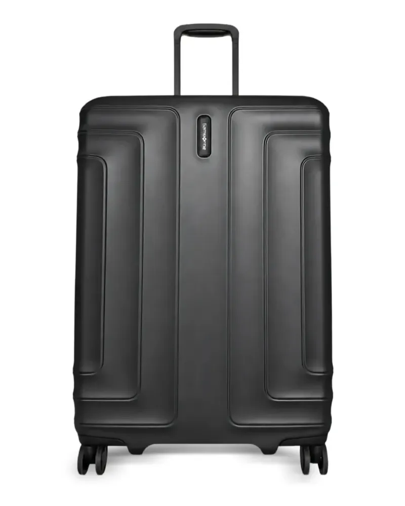 Samsonite Rollkoffer mit Prägung - Schwarz Schwarz
