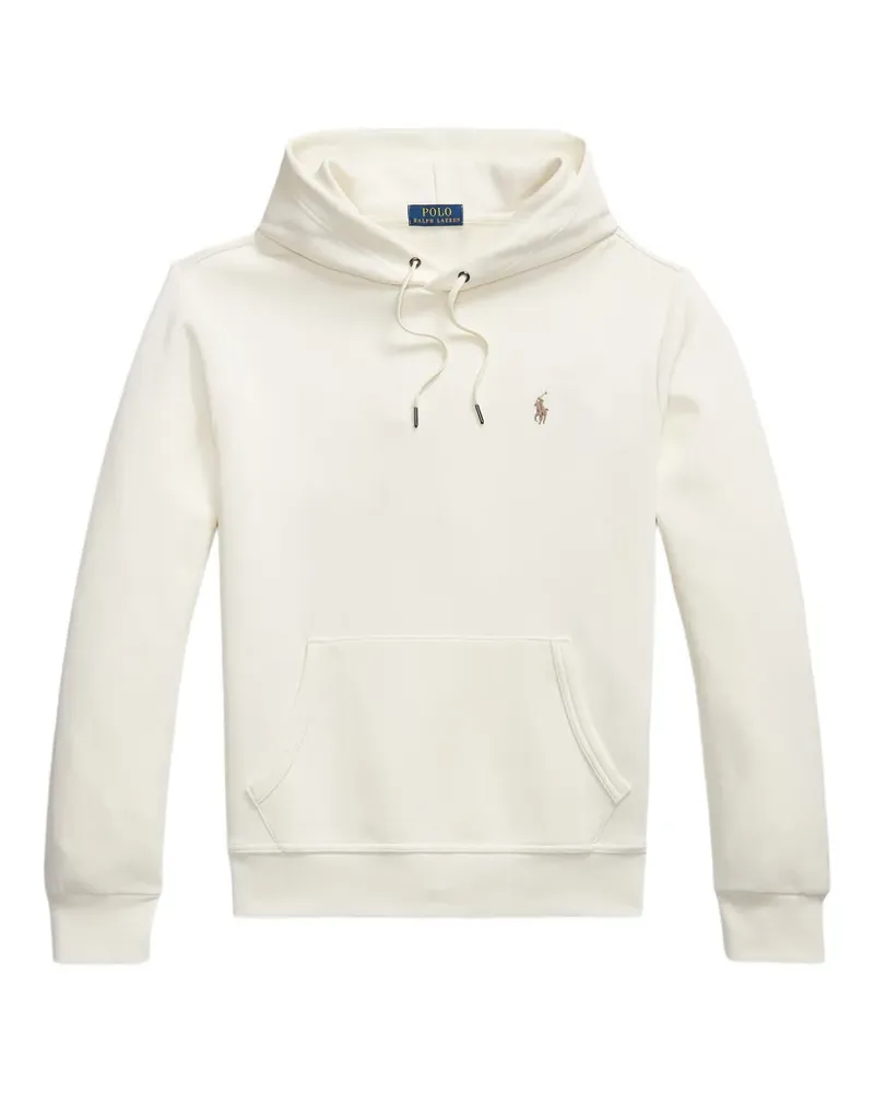 Ralph Lauren logo-embroidered drawstring hoodie - Weiß Weiß