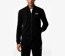 Jogginganzug mit Logo-Patch - Schwarz